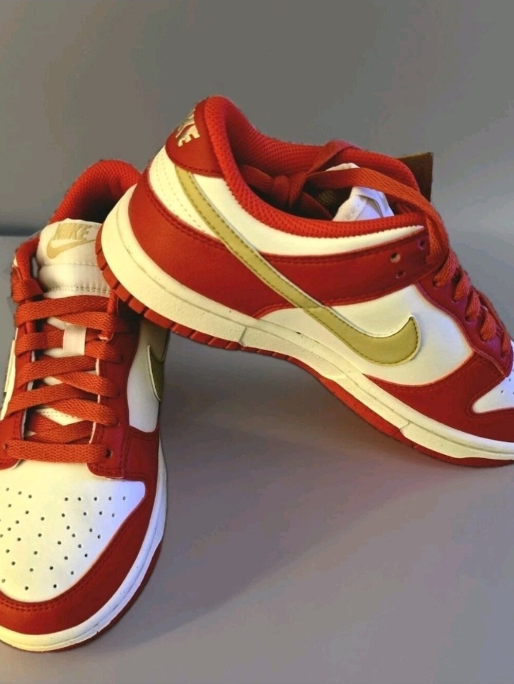 Nike Women's Dunk Next Nature Crimson Red / Team Gold Sail - DD1873-602